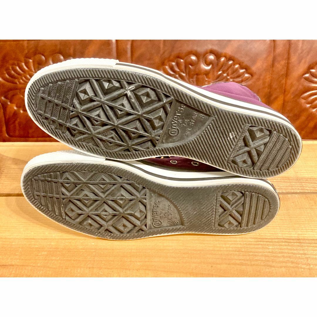 CONVERSE - ☆レア!コンバース オールスター ハイカット 黒/紫 CONVERSE - ☆レア!コンバース オールスター ハイカット 黒/紫