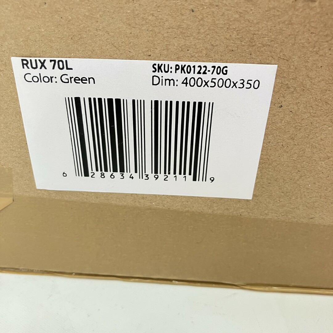 〇〇RUX ラックス RUX ボックス 70L Green 未開封品 〇〇RUX ラックス RUX ボックス 70L Green 未開封品