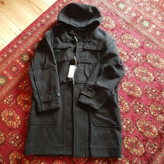 UNIQLO - UNIQLO +J ウールオーバーサイズダッフルコート S 黒の UNIQLO - UNIQLO +J ウールオーバーサイズダッフルコート S 黒の
