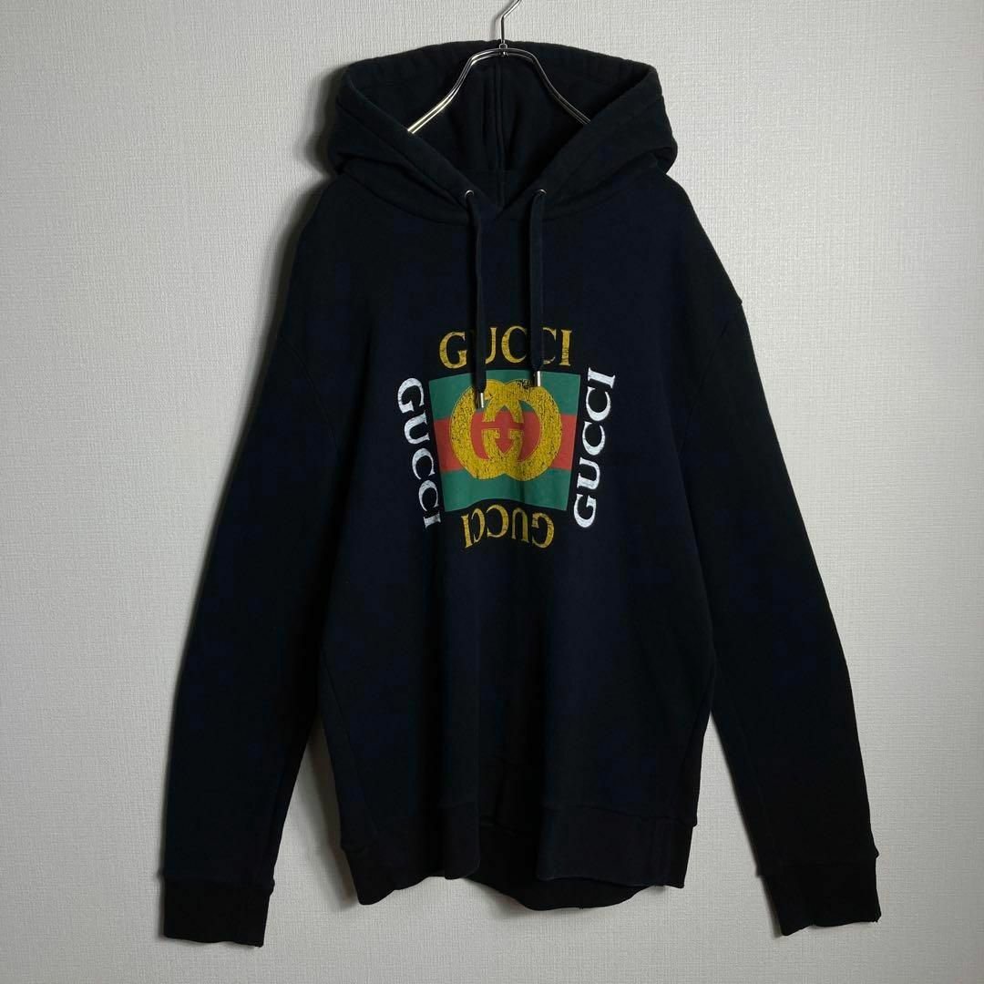 GUCCI - 【美品】GUCCI ヴィンテージ 加工 オールド ロゴ GUCCI - 【美品】GUCCI ヴィンテージ 加工 オールド ロゴ