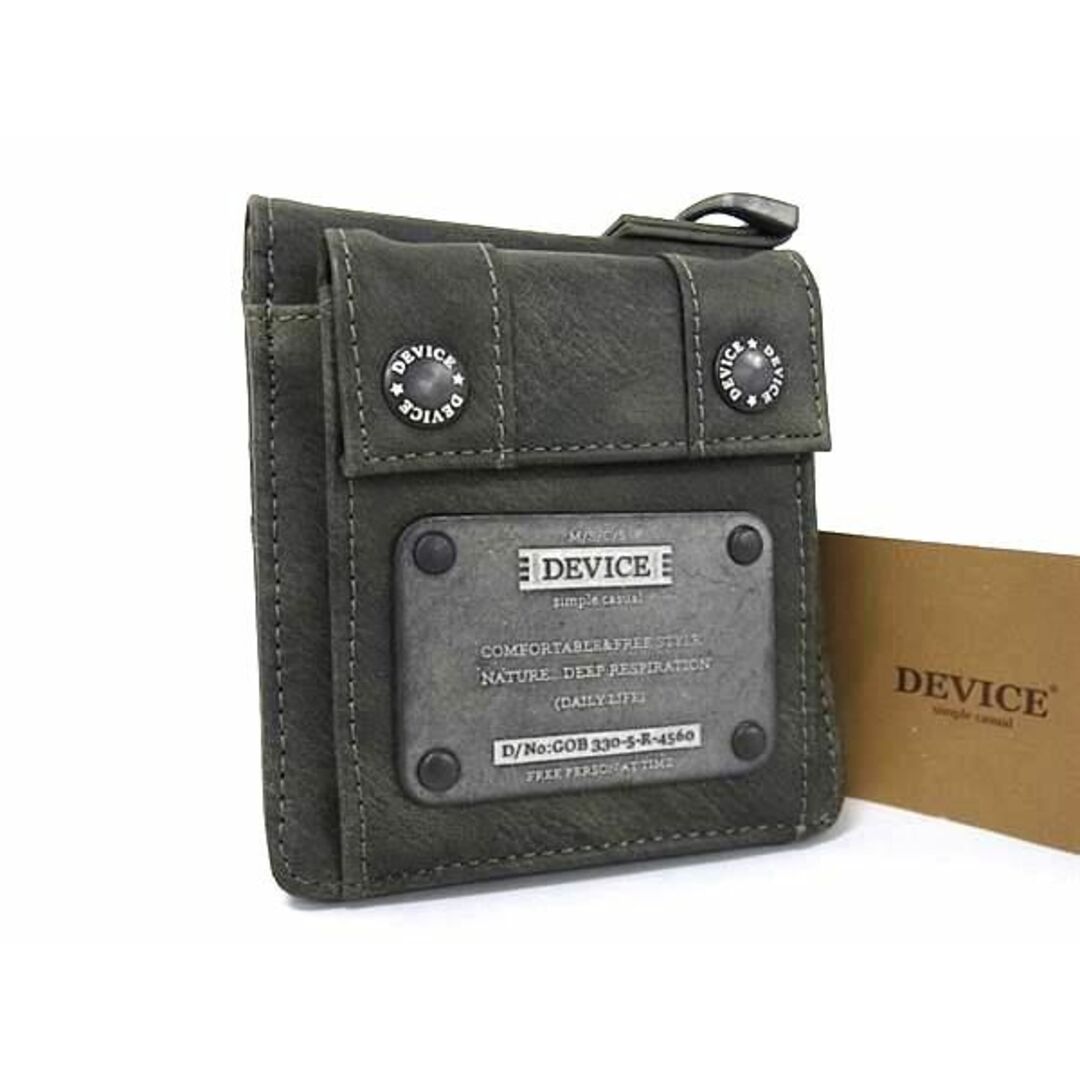 DEVICE デバイス レザー 二つ折り 財布 ウォレット 小銭入れ DEVICE デバイス レザー 二つ折り 財布 ウォレット 小銭入れ