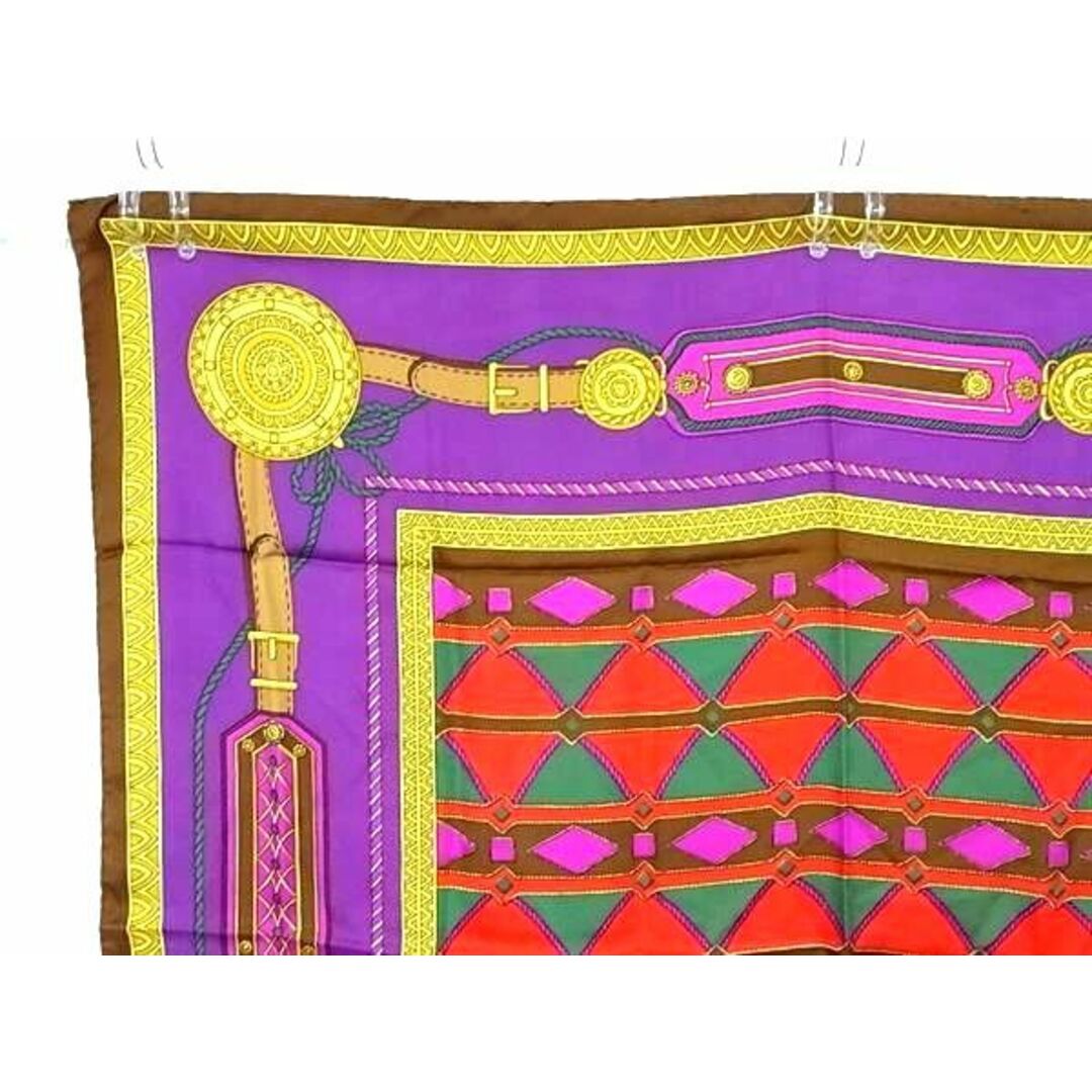 □美品□ RICHEL PARIS リッチェルパリ シルク100% 総柄 大判 □美品□ RICHEL PARIS リッチェルパリ シルク100% 総柄 大判