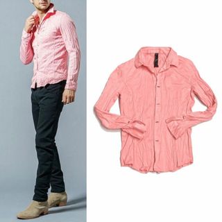 ダブルジェイケイ(wjk)の一度着3.1万 22SS wjk　シワ加工 フック シャツ(シャツ)