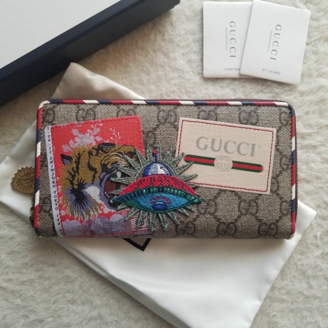 GUCCI - 入手困難 GUCCI グッチ クーリエ ジップ アラウンド GUCCI - 入手困難 GUCCI グッチ クーリエ ジップ アラウンド