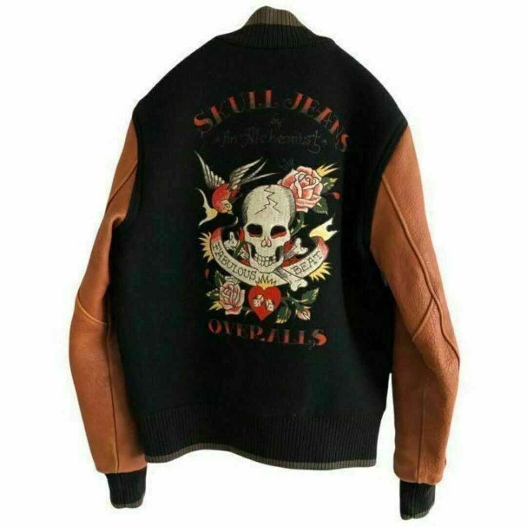 SKULL JEANSスカルジーンズ スタジャン 髑髏刺繍ドクロ SKULL JEANSスカルジーンズ スタジャン 髑髏刺繍ドクロ