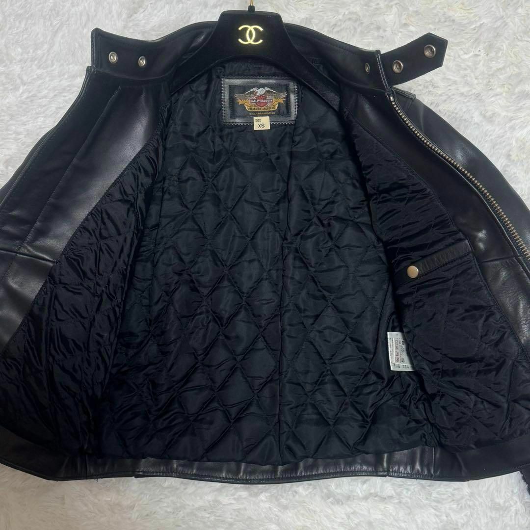 Harley Davidson - 極美品✨ HARLEY-DAVIDSONシングルレザー Harley Davidson - 極美品✨ HARLEY-DAVIDSONシングルレザー