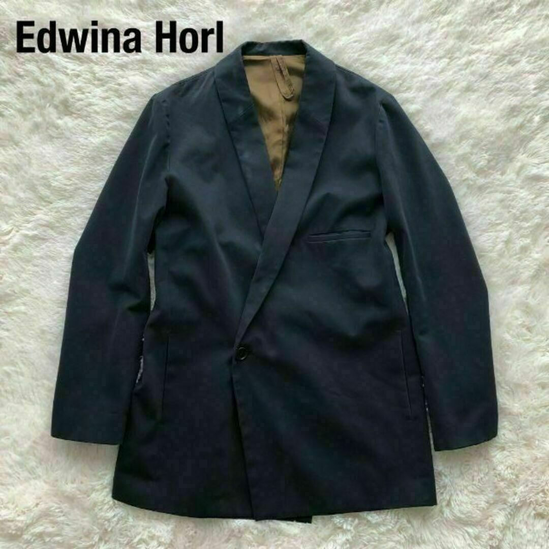 Edwina Horlエドウィナホール テーラードジャケット ネイビー Edwina Horlエドウィナホール テーラードジャケット ネイビー
