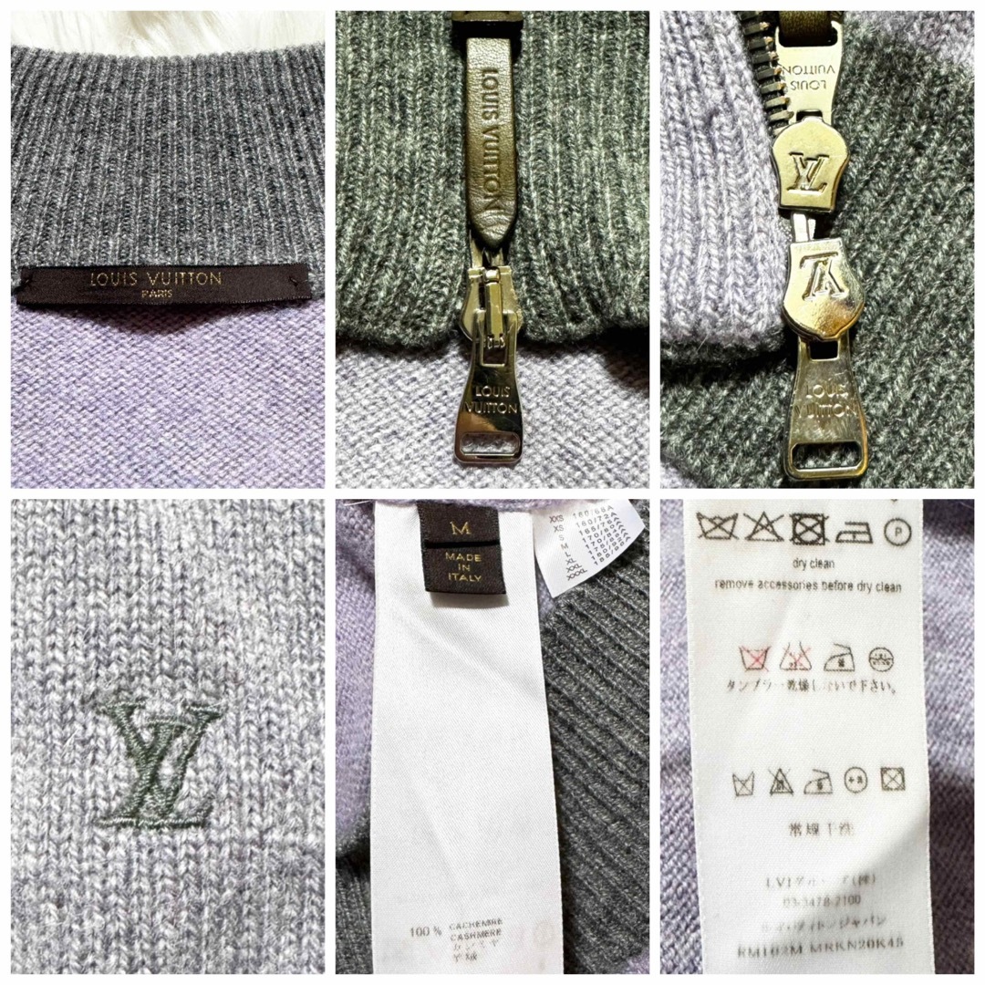 LOUIS VUITTON - 美品 ルイヴィトン LV刺繍 レザーZIP LOUIS VUITTON - 美品 ルイヴィトン LV刺繍 レザーZIP
