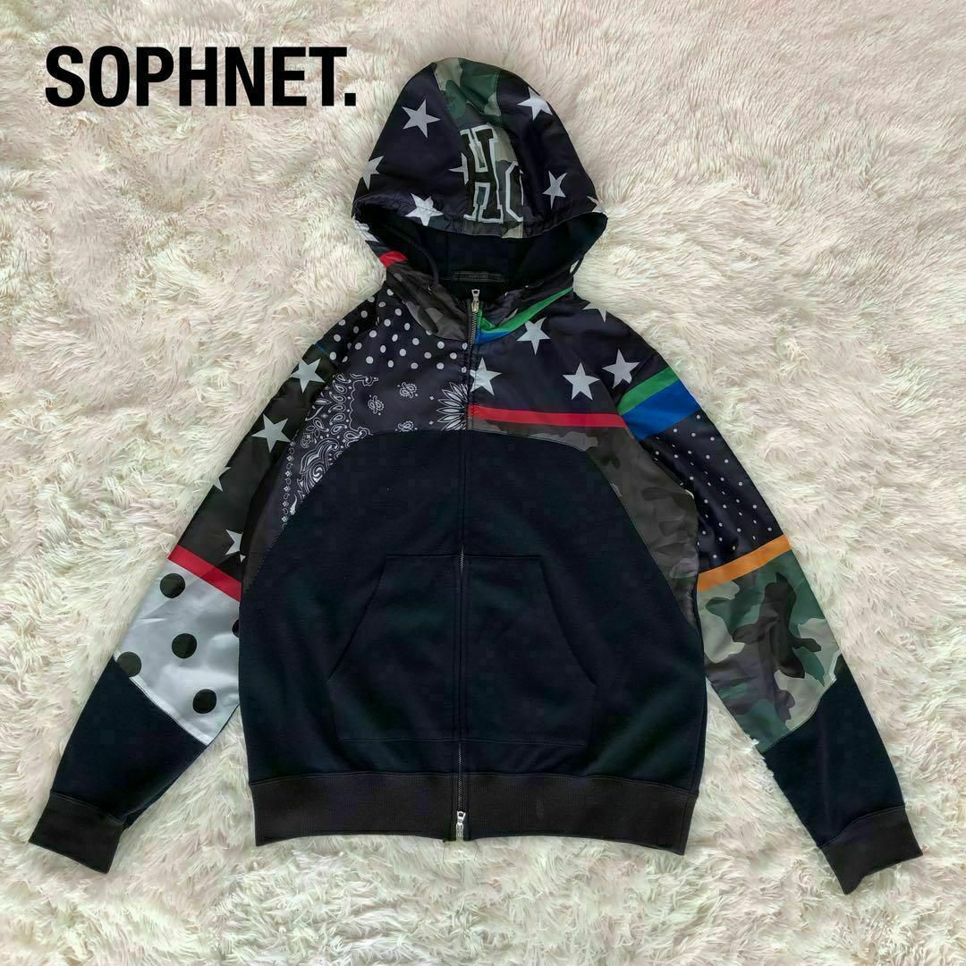 SOPHNET.ソフネットマルチカラーナイロンジャケット ナイロン SOPHNET.ソフネットマルチカラーナイロンジャケット ナイロン