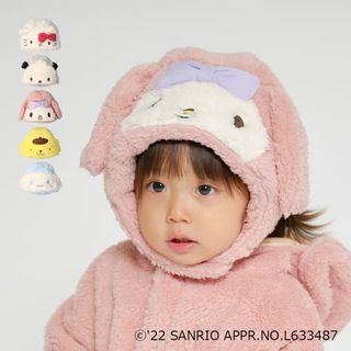サンリオ(サンリオ)のマイメロ ボア帽子 48cm ベビー(帽子)