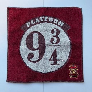 ハリーポッター　9と3/4線　タオルハンカチ(タオル/バス用品)