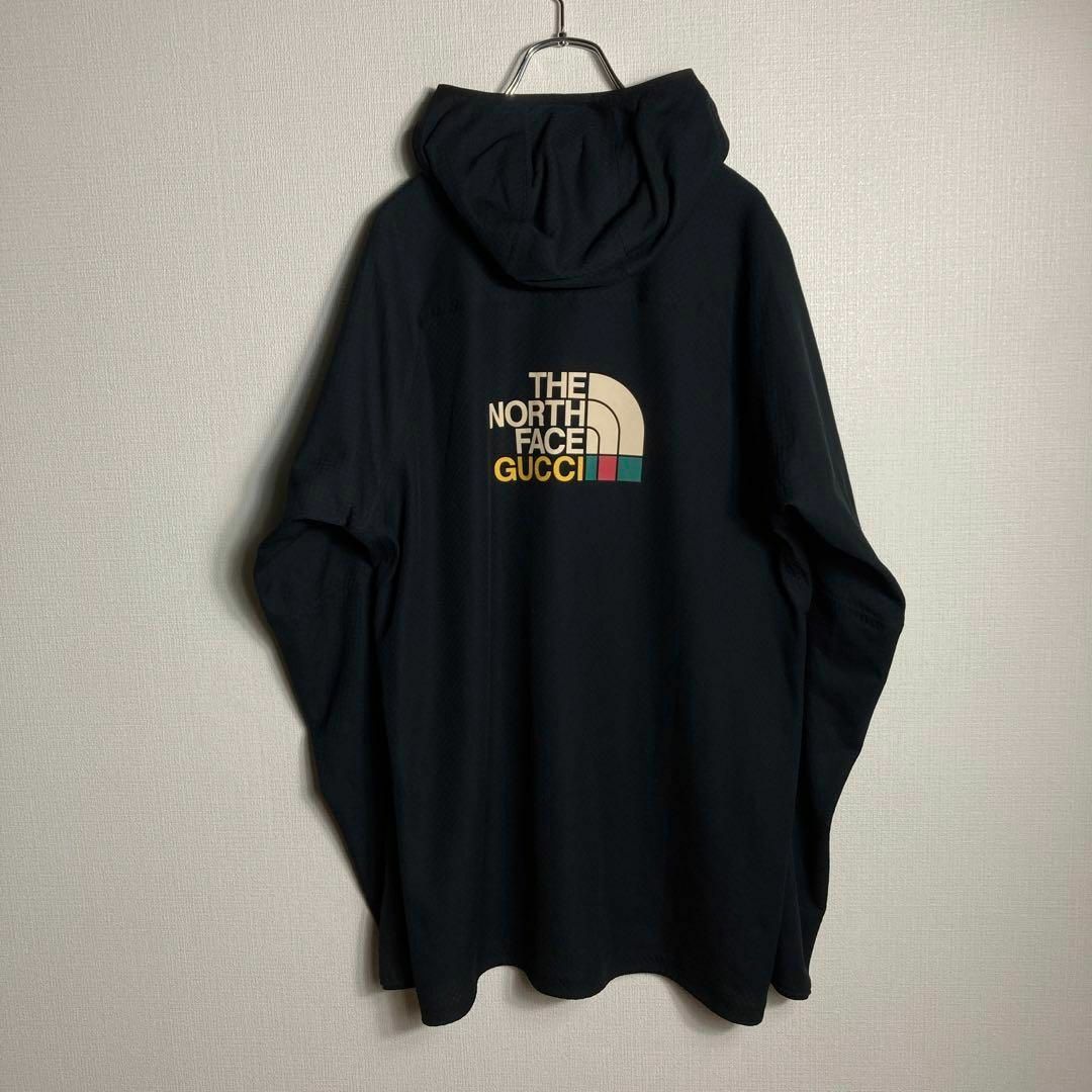 GUCCI - 【極美品】GUCCI × NORTH FACE ロゴプリント ジップ GUCCI - 【極美品】GUCCI × NORTH FACE ロゴプリント ジップ