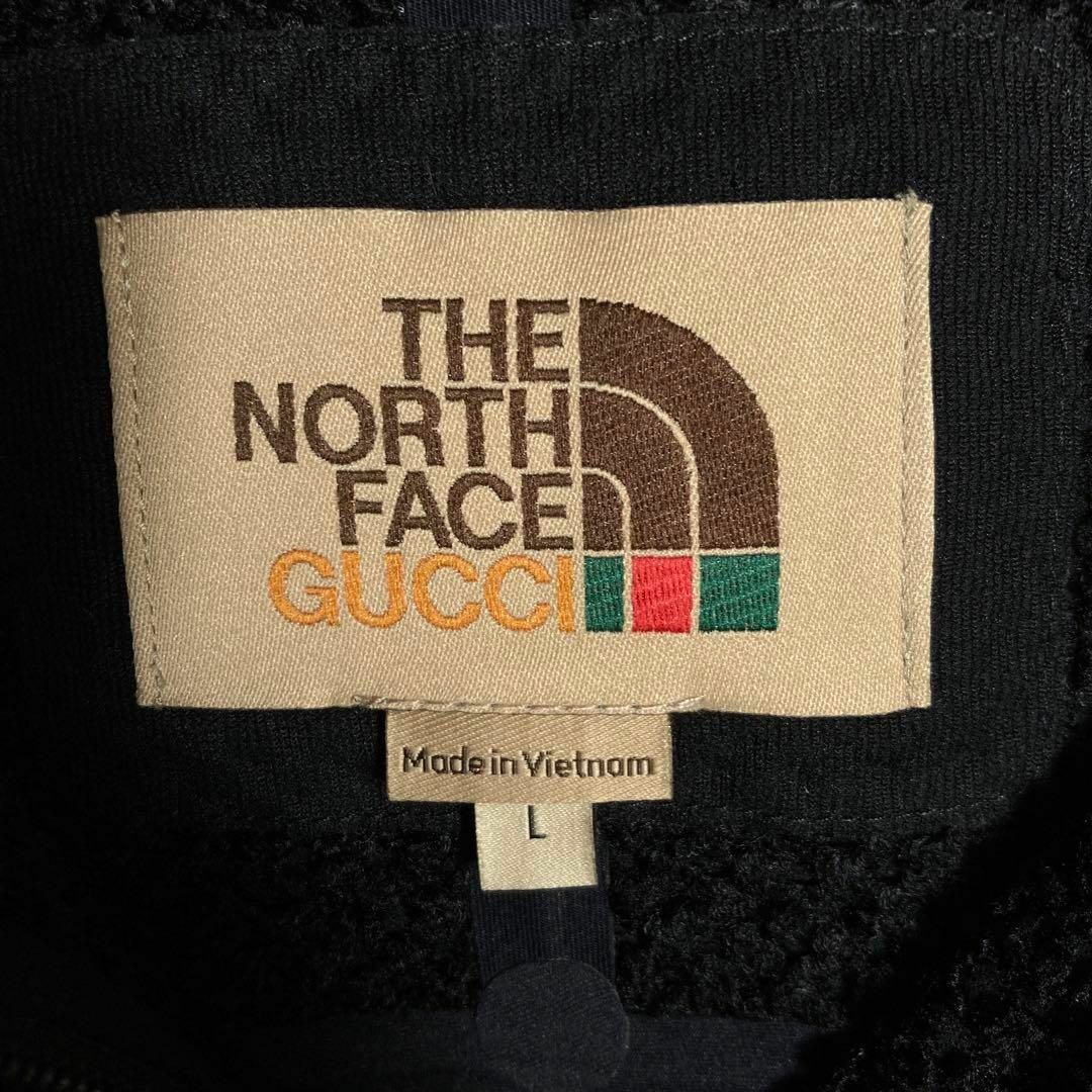 GUCCI - 【極美品】GUCCI × NORTH FACE ロゴプリント ジップ GUCCI - 【極美品】GUCCI × NORTH FACE ロゴプリント ジップ
