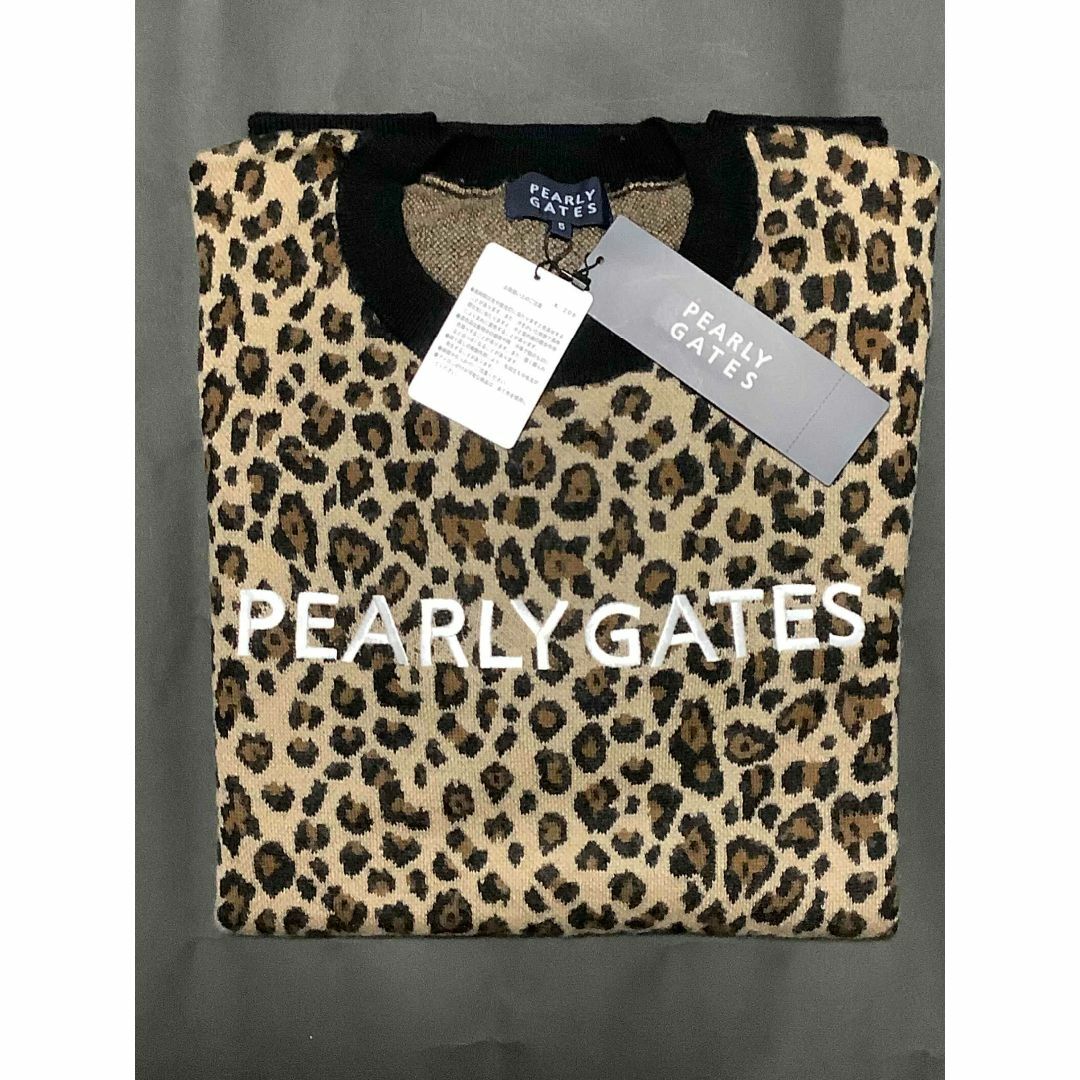 ◇PEARLY GATES パーリーゲイツ◇ カシミヤ入りヒョウ柄 セーター ◇ ◇PEARLY GATES パーリーゲイツ◇ カシミヤ入りヒョウ柄 セーター ◇
