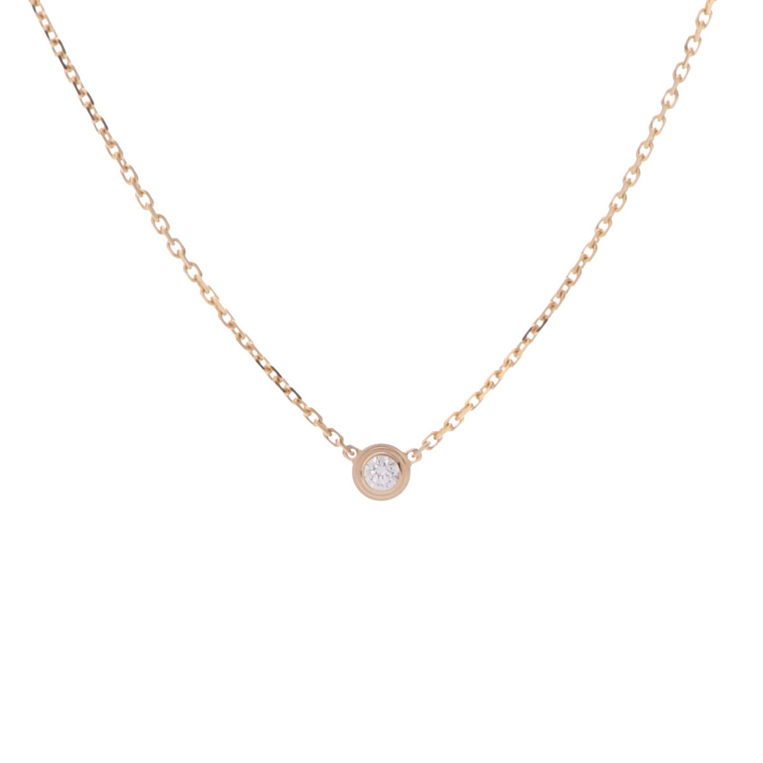 Cartier - 中古 カルティエ CARTIER レディース ネックレス K18イエローゴールド YG ダイヤモンド