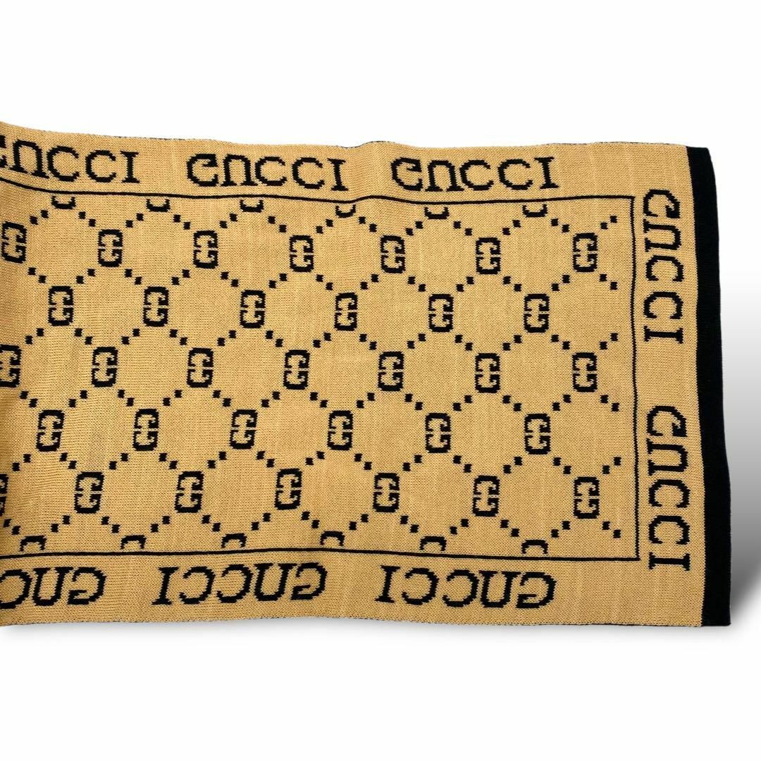 GUCCI - 極美品 GUCCI グッチ マフラー ストール ラメ GG柄 GUCCI - 極美品 GUCCI グッチ マフラー ストール ラメ GG柄