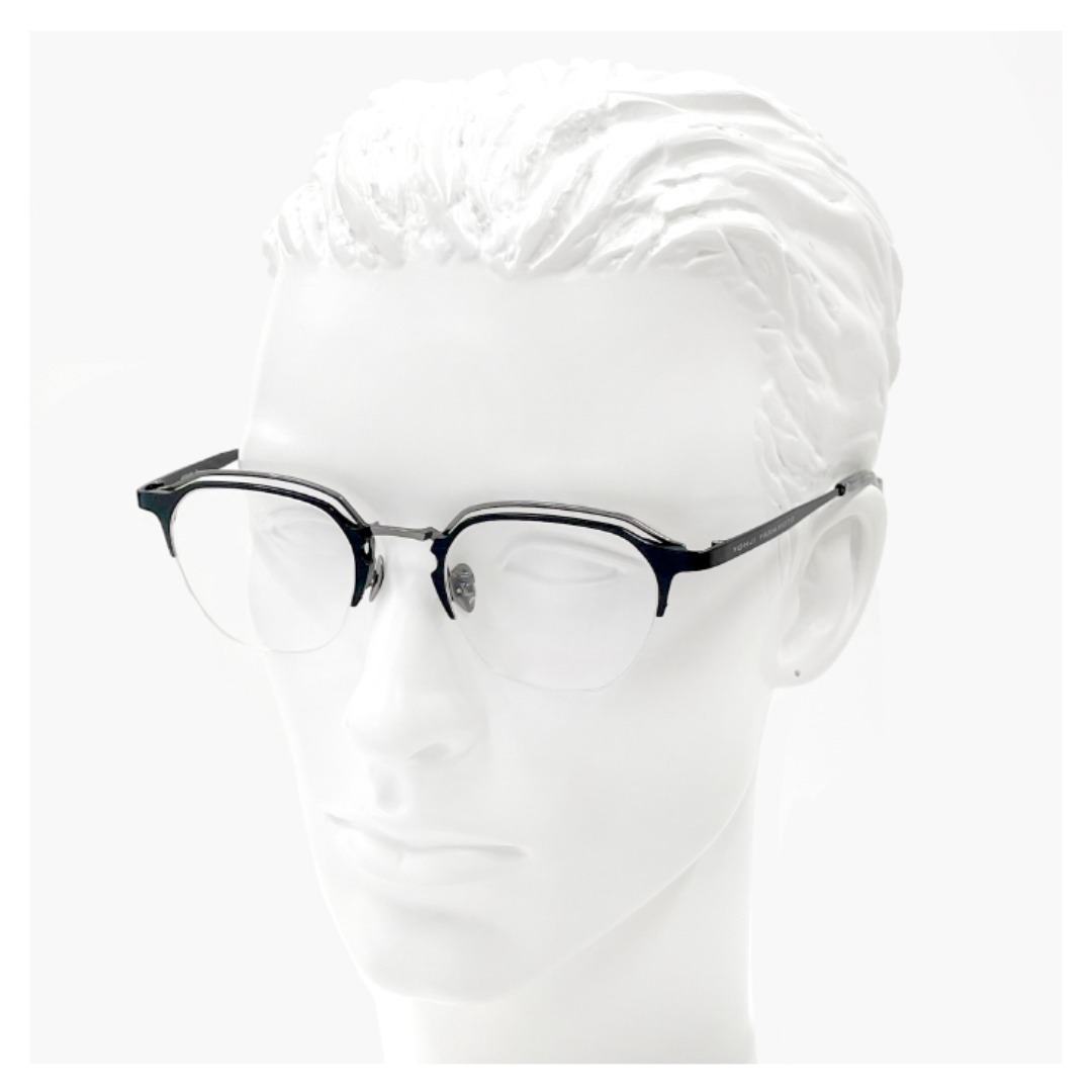 Yohji Yamamoto - 【新品】 メンズ ヨウジ ヤマモト 19-0089 2 c02 49mm メガネ 日本製 Yohji  Yamamoto 眼鏡 ブランド ヘキサゴン 型 ナイロール ハーフリム チタン 黒縁 黒ぶち フレーム ダミーレンズ発送の通販 by  メガネ・サングラスの【サングラスドッグ】｜ヨウジ 
