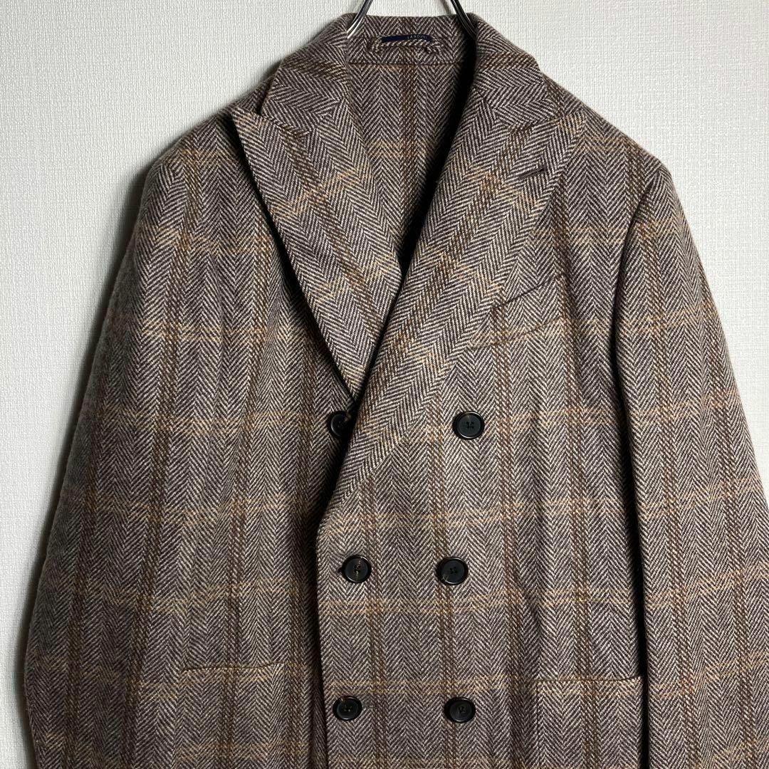 定価16万円】ラルディーニ ヘリンボーン オーバーペーン 定価16万円】ラルディーニ ヘリンボーン オーバーペーン