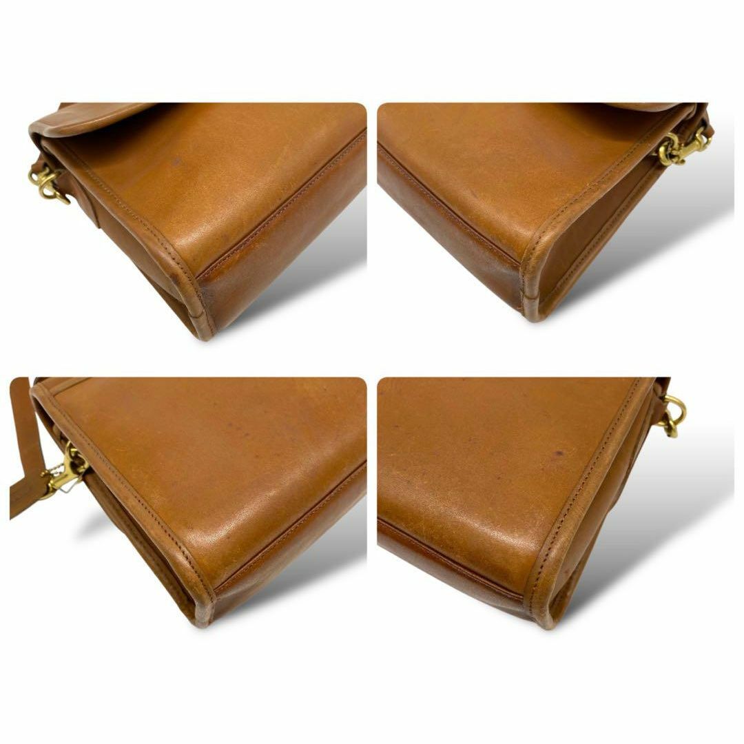 COACH - オールドコーチ　ハンドバッグ　2way レザー ブラウン ターンロック