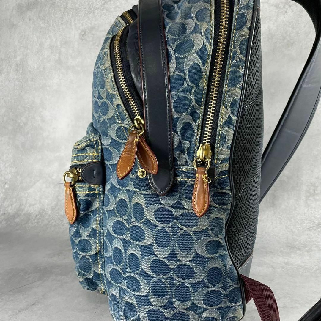 COACH - コーチ チャーター シグネチャー デニム バックパック COACH - コーチ チャーター シグネチャー デニム バックパック