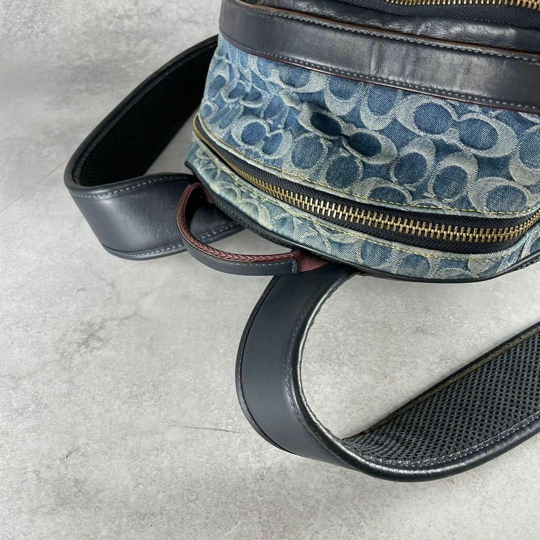 COACH - コーチ チャーター シグネチャー デニム バックパック COACH - コーチ チャーター シグネチャー デニム バックパック