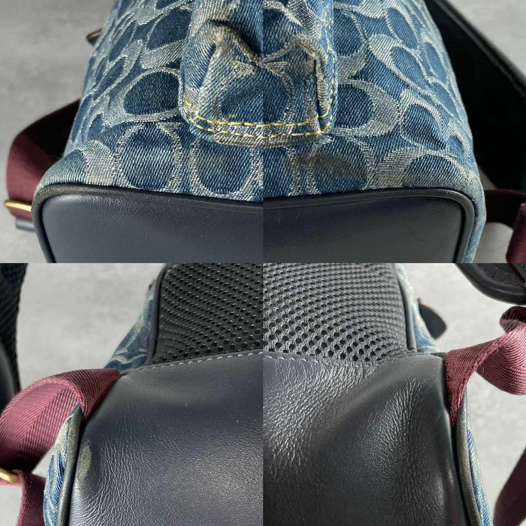 COACH - コーチ チャーター シグネチャー デニム バックパック COACH - コーチ チャーター シグネチャー デニム バックパック