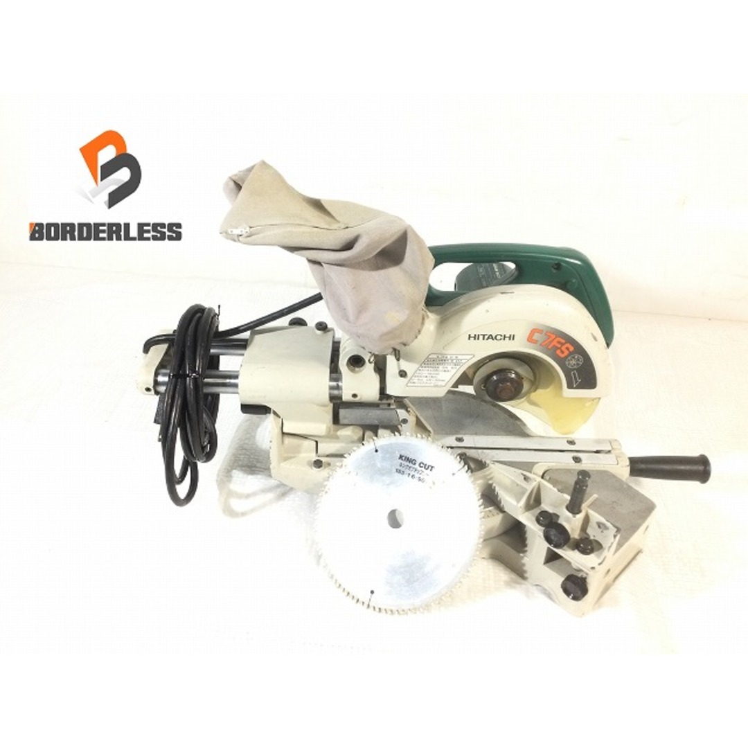 ☆品☆HITACHI ヒタチ 190mm 卓上スライド丸のこ C7FS 卓上 ☆品☆HITACHI ヒタチ 190mm 卓上スライド丸のこ C7FS 卓上