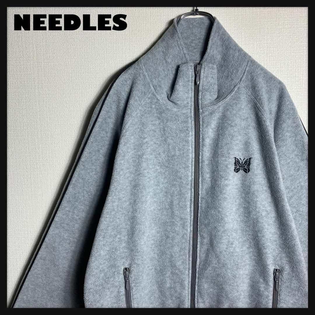 【在庫有】 別注】Needles × STUDIOUS トラックジャケット フリース M トップス