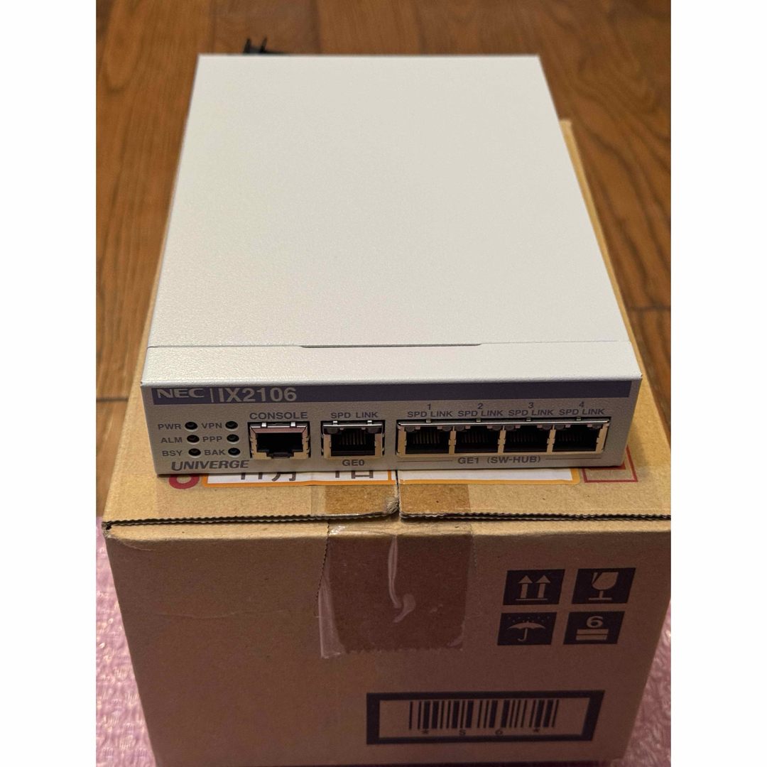 NEC VPN対応高速アクセスルータ UNIVERGE IX2106 NEC VPN対応高速アクセスルータ UNIVERGE IX2106