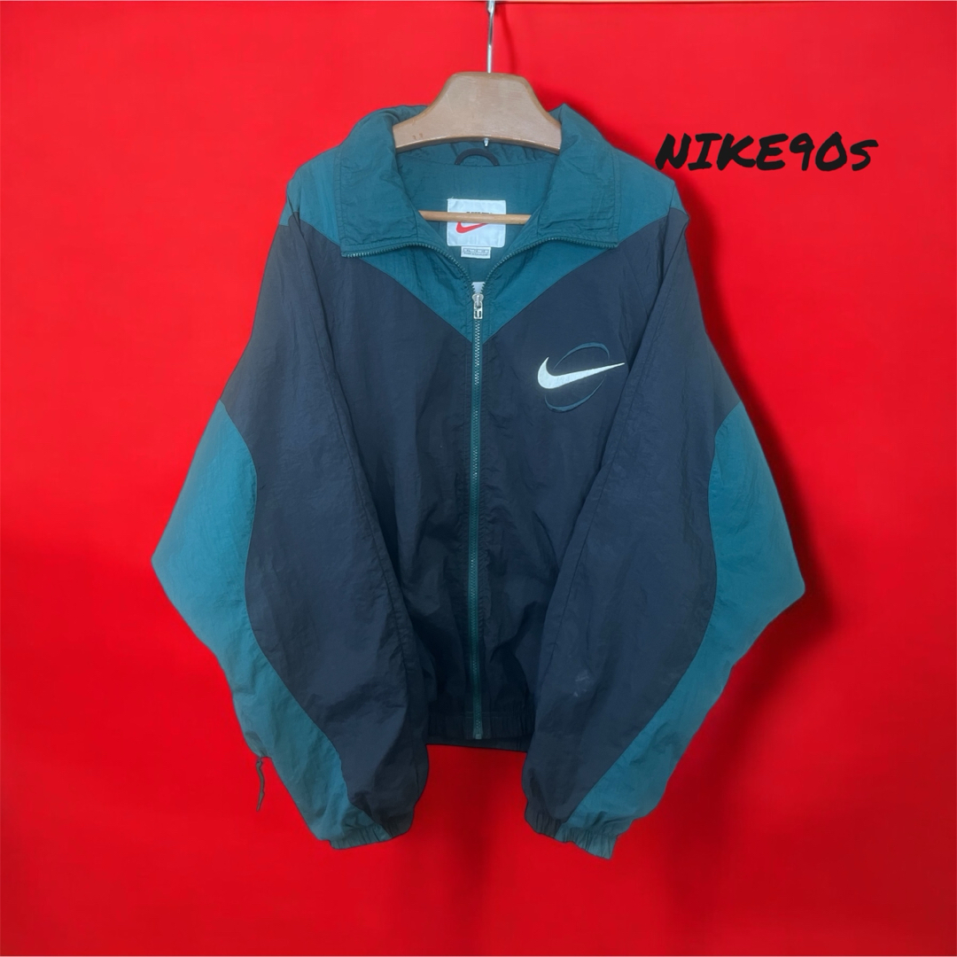 NIKE - NIKE ナイキナインティーズ ナイロンジャケット90's古着 NIKE - NIKE ナイキナインティーズ ナイロンジャケット90's古着