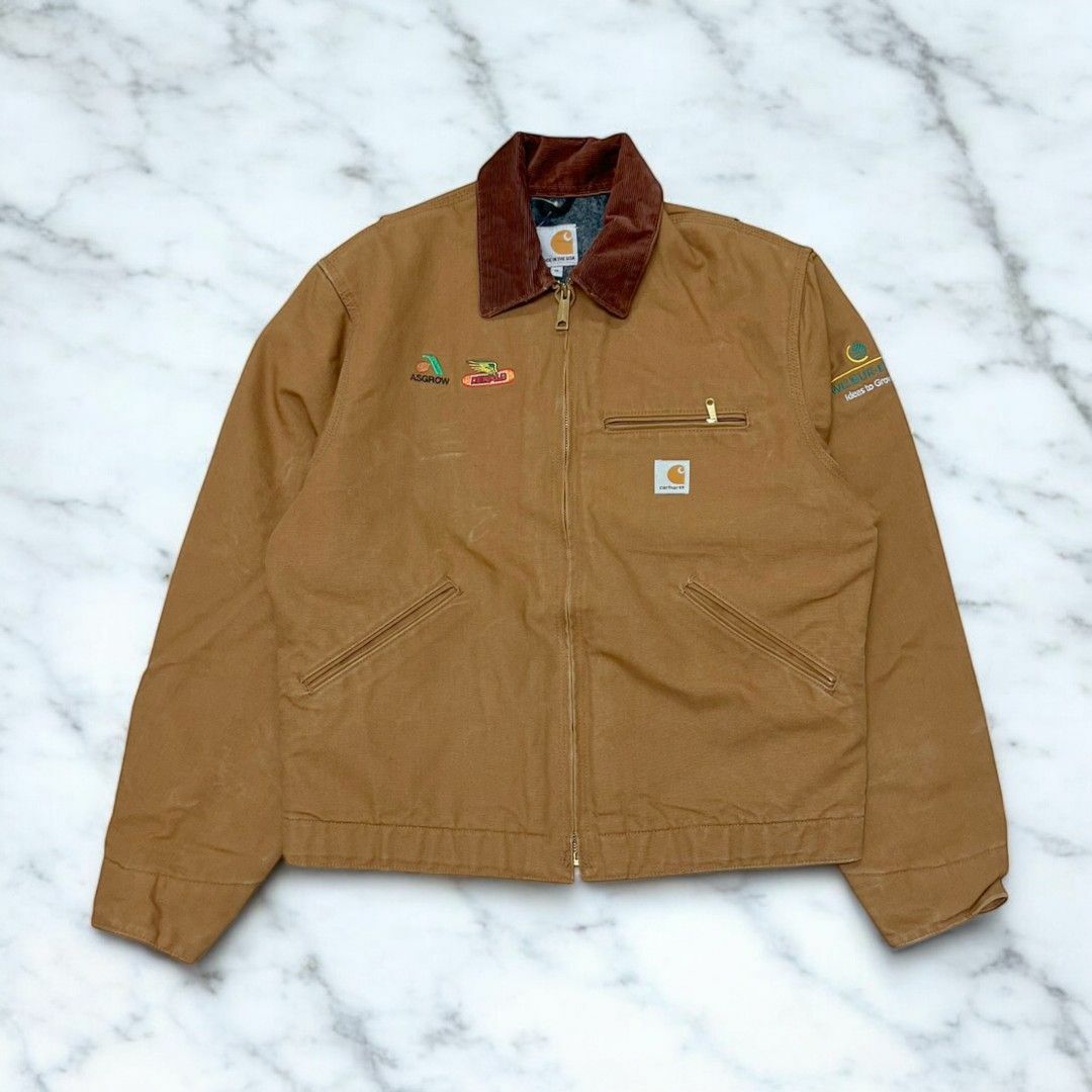古着 USA製 CARHARTT DETROIT JACKET DUCK WORK JACKET 古着 USA製 CARHARTT DETROIT JACKET DUCK WORK JACKET