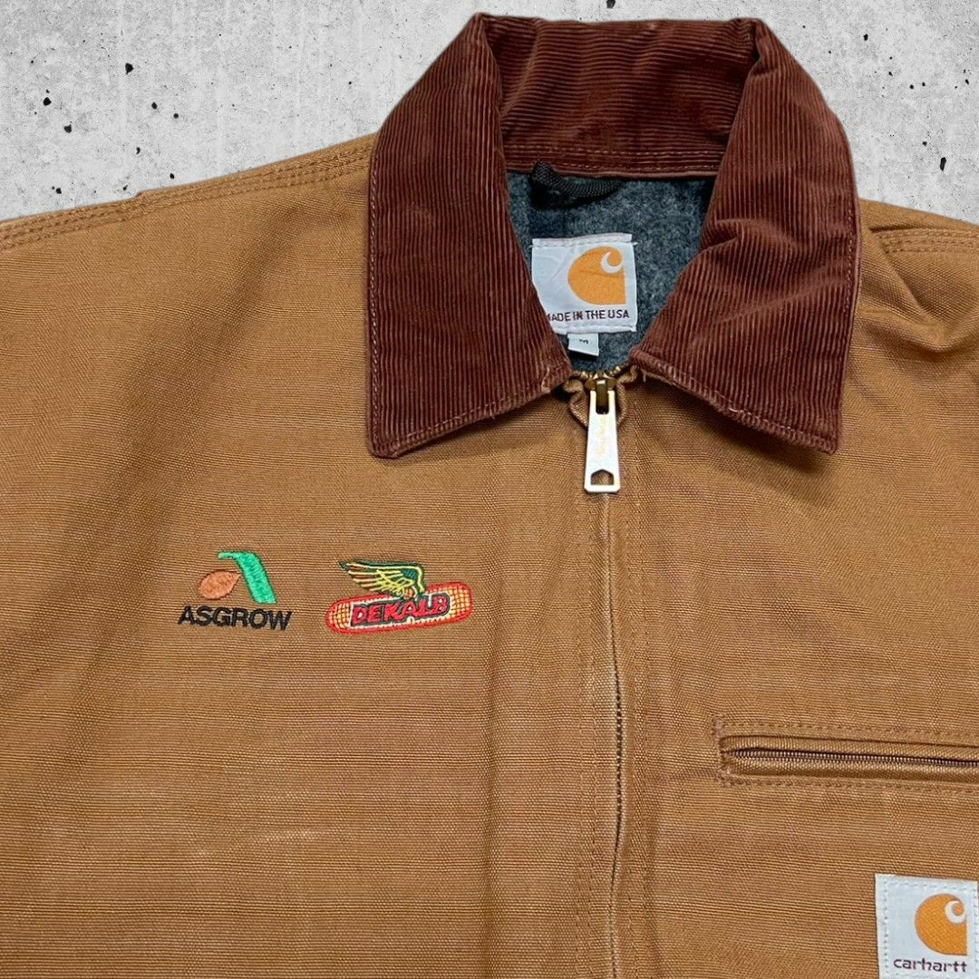 古着 USA製 CARHARTT DETROIT JACKET DUCK WORK JACKET 古着 USA製 CARHARTT DETROIT JACKET DUCK WORK JACKET