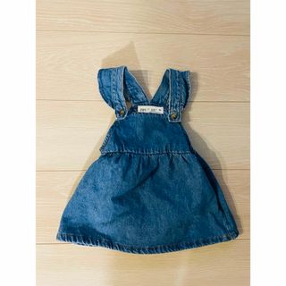 ザラ(ZARA)のZARA ザラ ベビーサロペット スカート デニムスカート ジャンスカ 女の子(スカート)