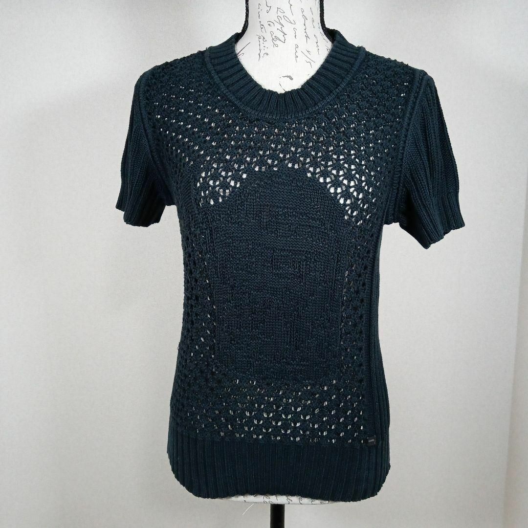 CHANEL シャネル カメリア サマーニット42☆ CHANEL シャネル カメリア サマーニット42☆