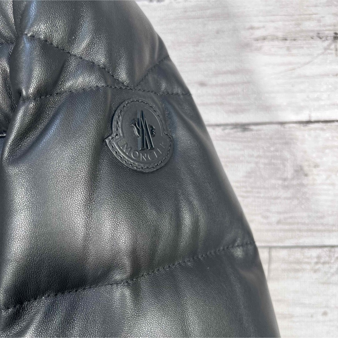 MONCLER - 『キムタク着』 モンクレール レザーダウンジャケット MONCLER - 『キムタク着』 モンクレール レザーダウンジャケット