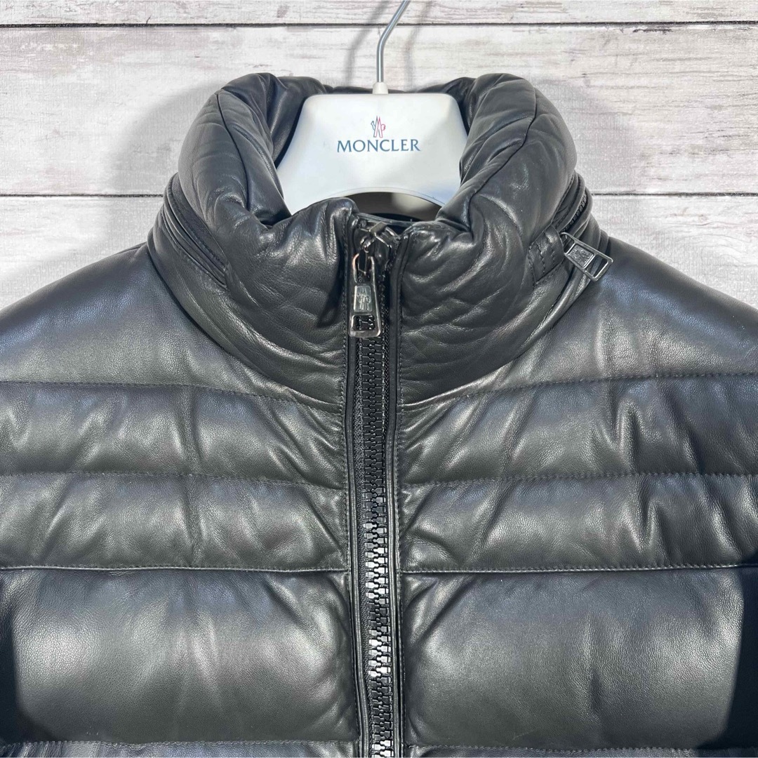 MONCLER - 『キムタク着』 モンクレール レザーダウンジャケット MONCLER - 『キムタク着』 モンクレール レザーダウンジャケット