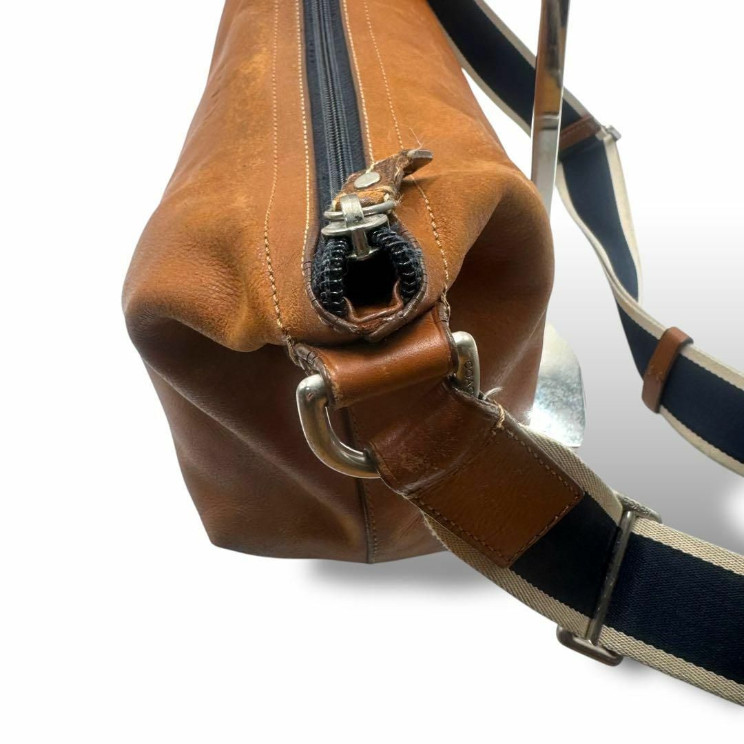 coach コーチ ショルダーバッグ キャメル レザー ブラウン