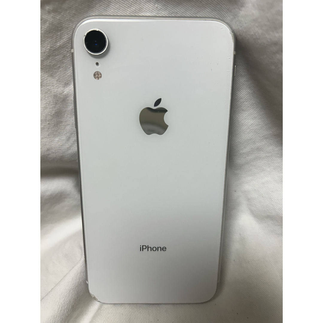 Apple iPhone XR ホワイト 画面ひびあり Apple iPhone XR ホワイト 画面ひびあり