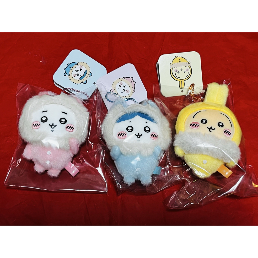 フッサフッサなパジャママスコット ちいかわ ハチワレ うさぎ 3 フッサフッサなパジャママスコット ちいかわ ハチワレ うさぎ 3