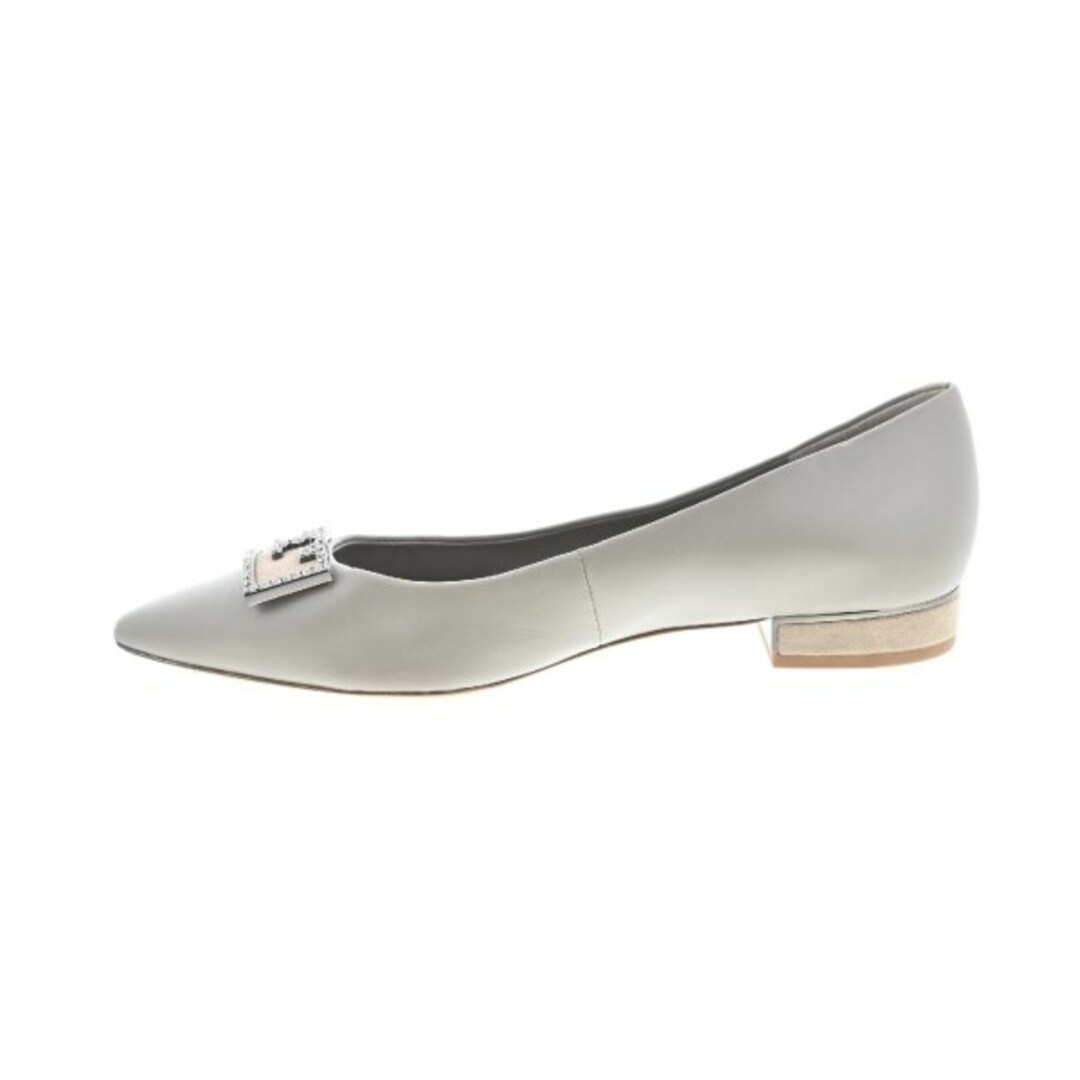 TORY BURCH トリーバーチ パンプス US7(24cm位) グレー 【古着】 TORY BURCH トリーバーチ パンプス US7(24cm位) グレー 【古着】