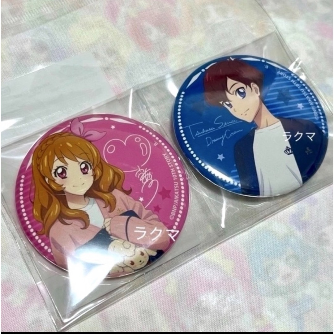 BANDAI(バンダイ)のアイカツ スタイル 缶バッジ あかり 瀬名 スターライト学園 プレミアムバンダイ エンタメ/ホビーのおもちゃ/ぬいぐるみ(キャラクターグッズ)の商品写真