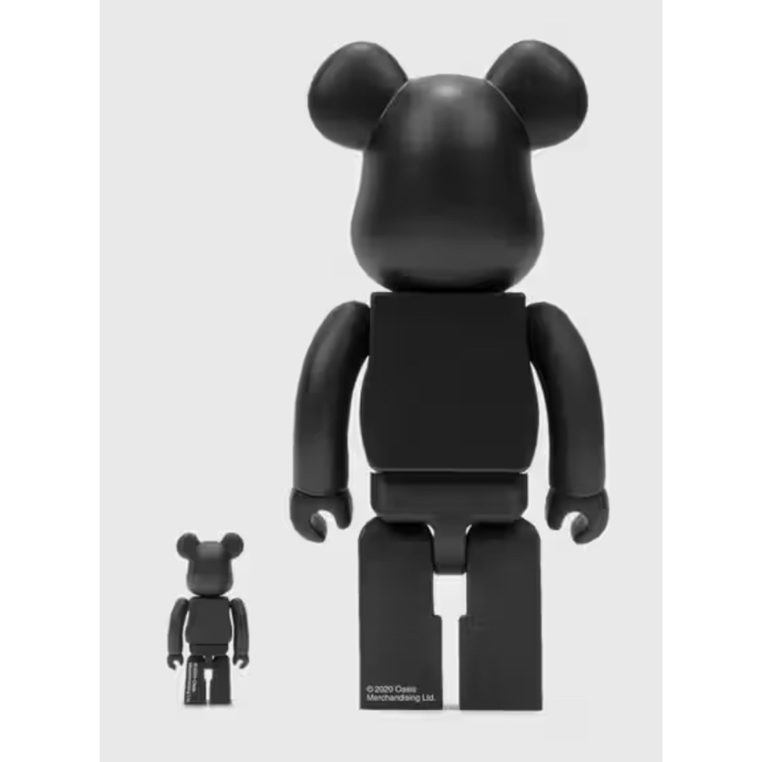 BE@RBRICK OASIS BLACK RUBBER 100% & 400% BE@RBRICK OASIS BLACK RUBBER 100% & 400%