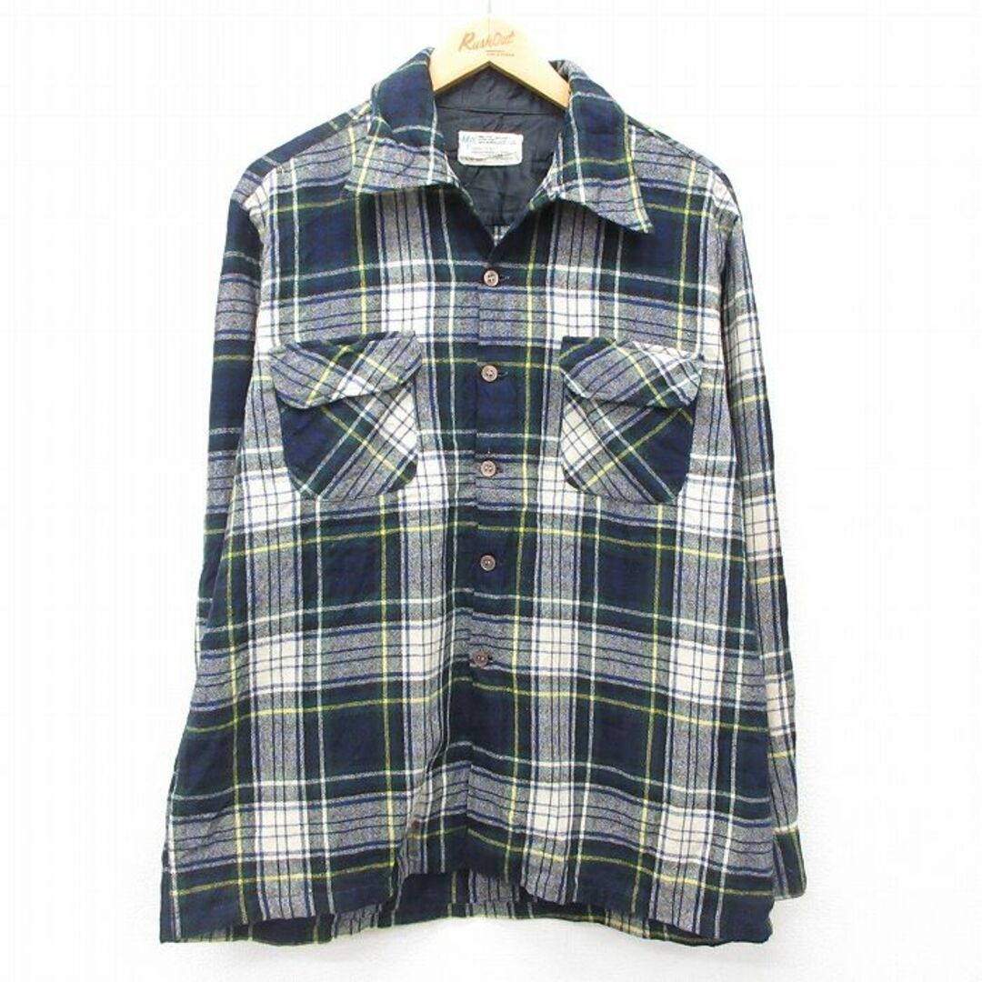 TOWNCRAFT - L☆古着 タウンクラフト JCペニー 長袖 ウール TOWNCRAFT - L☆古着 タウンクラフト JCペニー 長袖 ウール