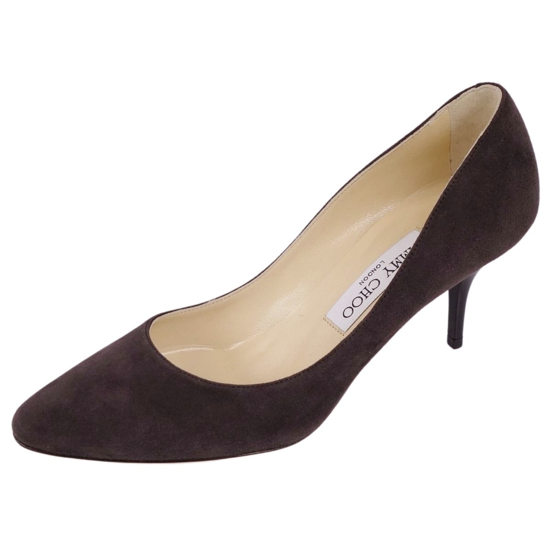 未使用 ジミーチュウ JIMMY CHOO パンプス スウェードレザー 未使用 ジミーチュウ JIMMY CHOO パンプス スウェードレザー