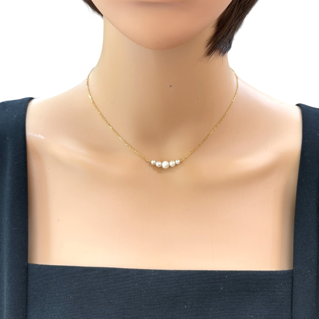 【高い素材】 ミキモト ネックレス パール K18イエローゴールド 18金 アクセサリー