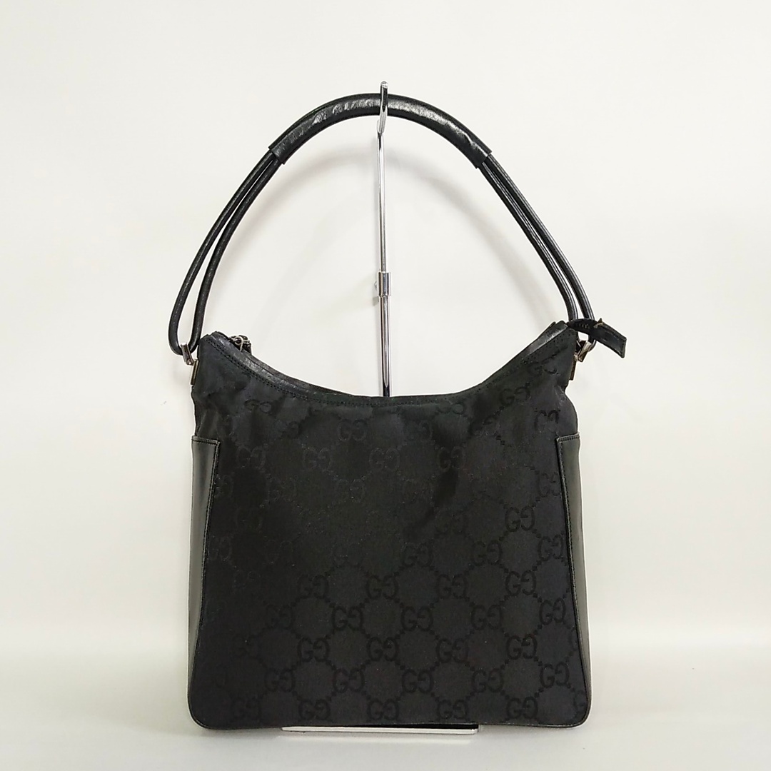 GUCCI - 2411-155｜グッチ GGナイロン ワンショルダーバッグ ブラック