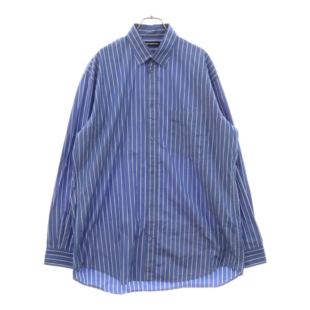 BALENCIAGA バレンシアガ Back Logo Stripe Shirt バック BALENCIAGA バレンシアガ Back Logo Stripe Shirt バック