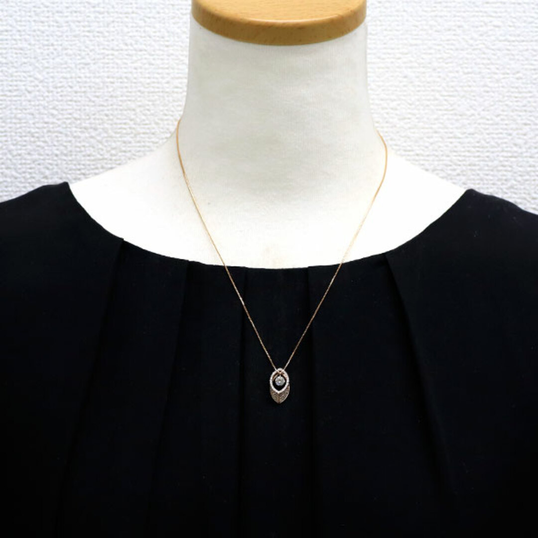K18PG ダイヤモンド ペンダントネックレス 0.374ct D0.43ct K18PG ダイヤモンド ペンダントネックレス 0.374ct D0.43ct