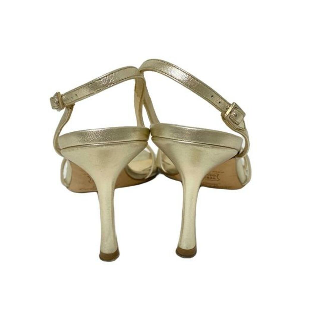 JIMMY CHOO(ジミーチュウ) サンダル 36 レディース - ゴールド JIMMY CHOO(ジミーチュウ) サンダル 36 レディース - ゴールド