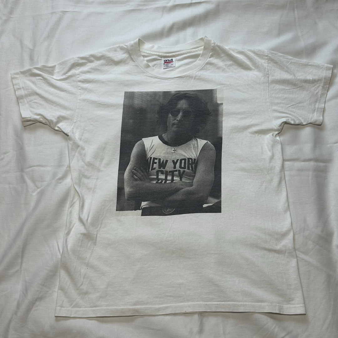 90s anvil “ジョン・レノン” ビンテージ Tシャツ 90s anvil “ジョン・レノン” ビンテージ Tシャツ
